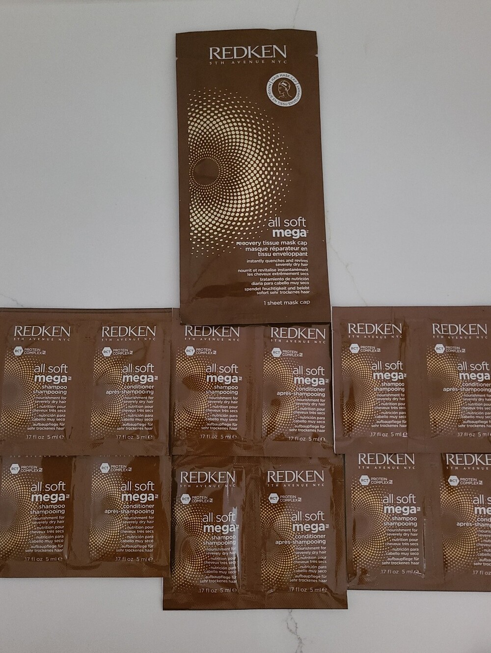 Redken All Soft Mega Nourishing Tissue Mask & Sample Sachets